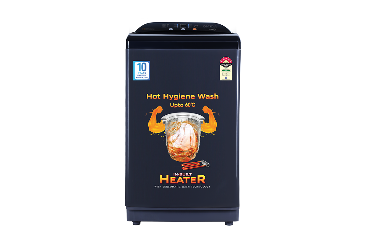 Grandeur 8 KG 5 Star Hot Hygiene Wash Fully Automatic Top Load Washing Machine